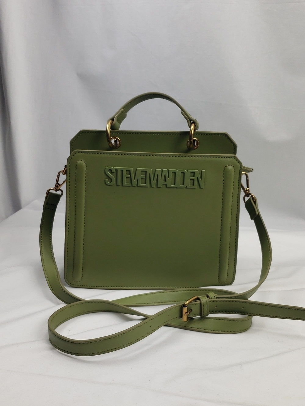 Steve Madden Olive Green Top-Handle /Crossbody Purse